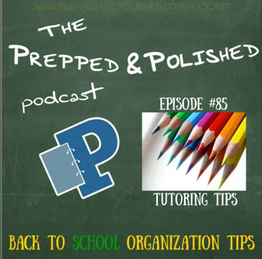 Episode 85 Back to School Organization Tips