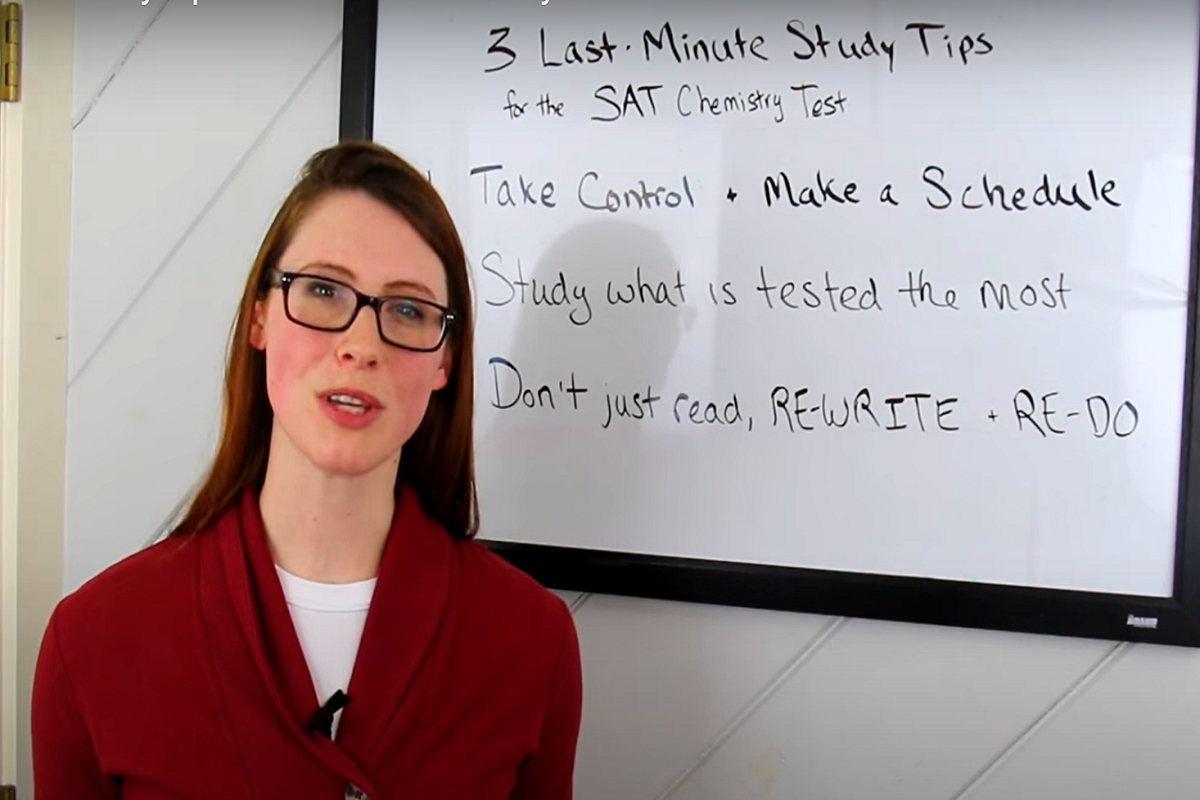 3 Last Minute Study Tips for the SAT Chemistry Test