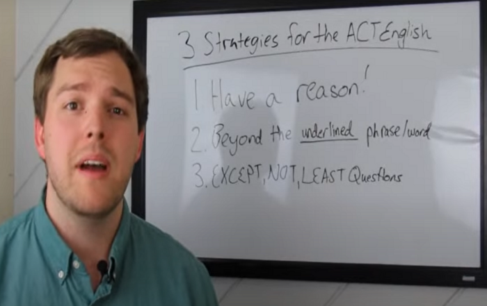 Three Strategies for the ACT English Section