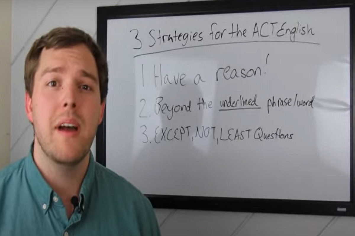 Three Strategies for the ACT English Section