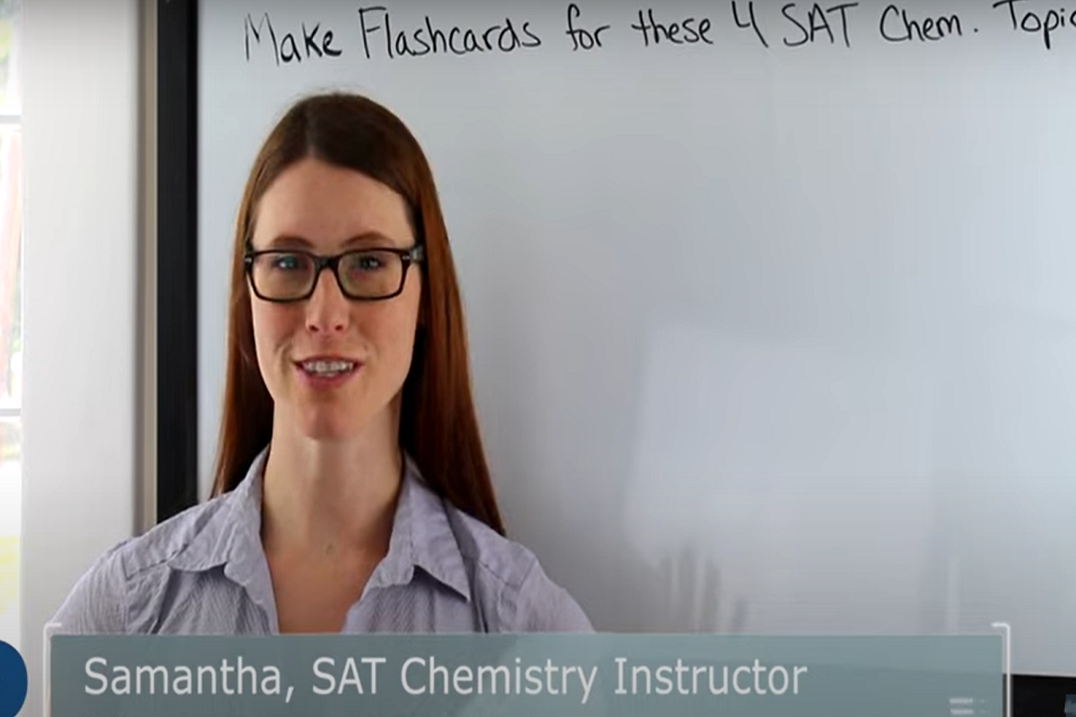 Make Flashcards for these 4 SAT Chemistry Topics