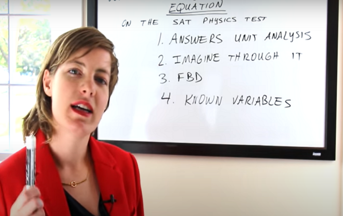 What to Do if You Forget the Equation on the SAT Physics Test