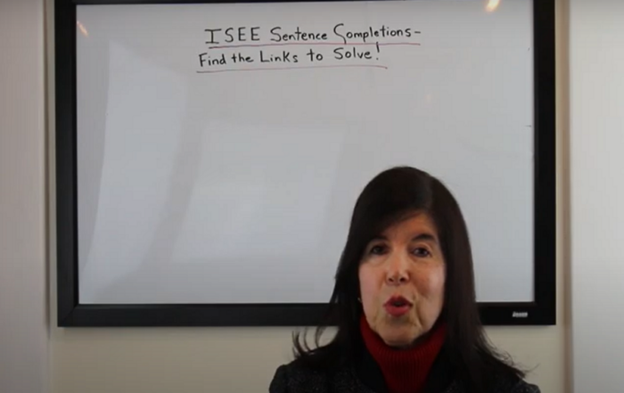 ISEE Sentence Completions-Find the Links to Solve!
