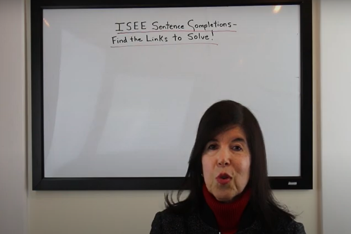 ISEE Sentence Completions-Find the Links to Solve!