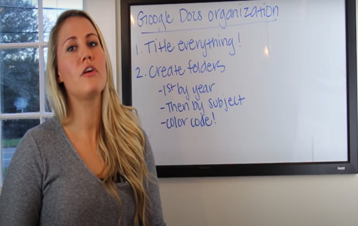 Google Docs Organization for School