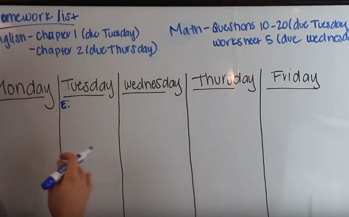Homework Planning