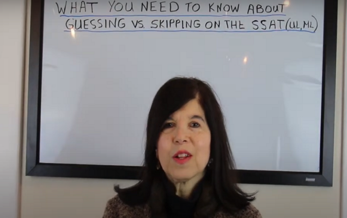 What You Need to Know About Guessing Vs. Skipping on the SSAT Upper and Middle Level Tests